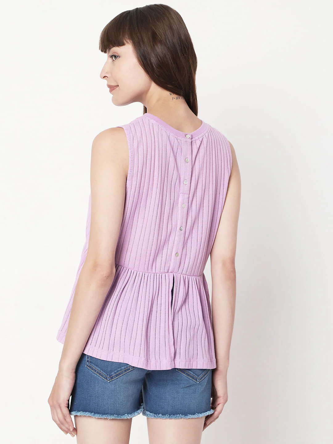 Purple Flared T-Shirt - Image 4