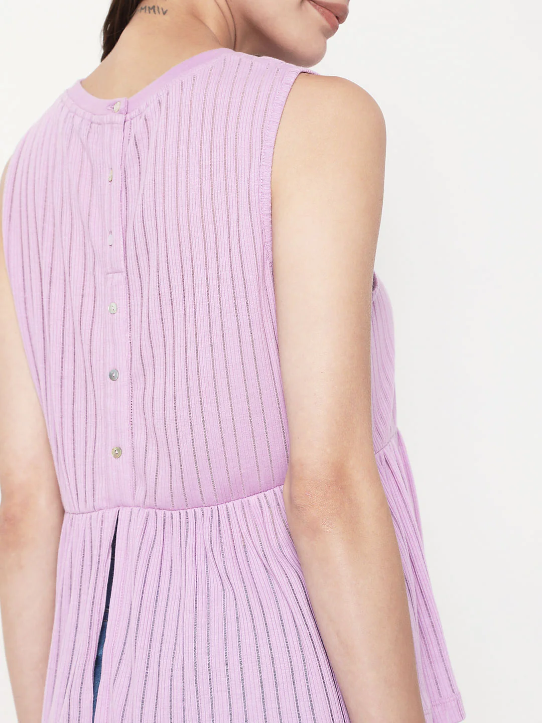 Purple Flared T-Shirt - Image 6