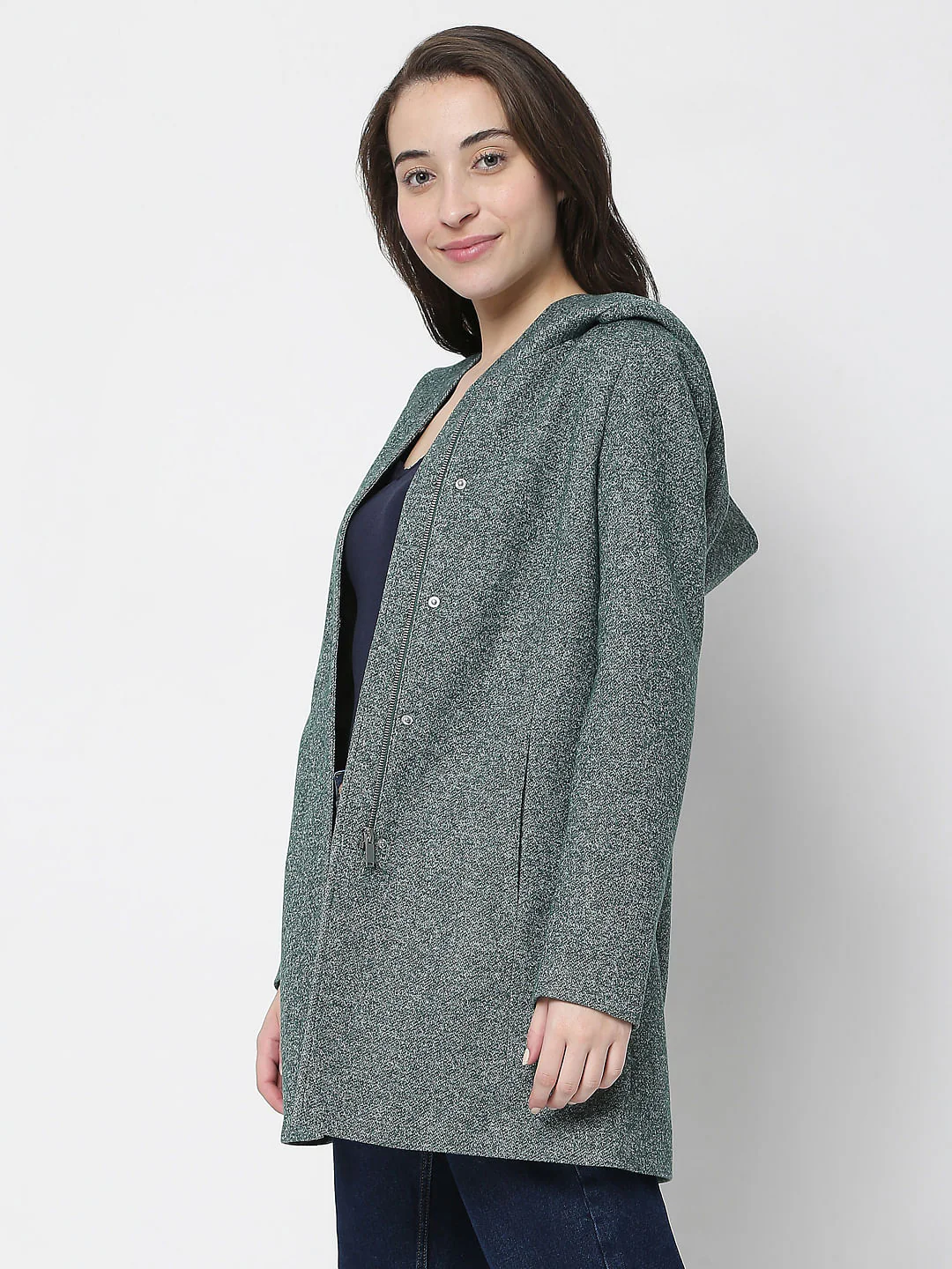 Green Hooded Coat - Image 3