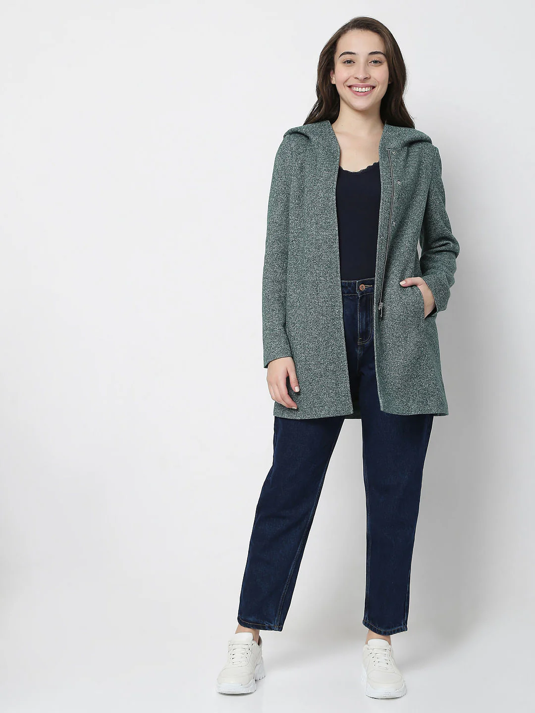 Green Hooded Coat - Image 5