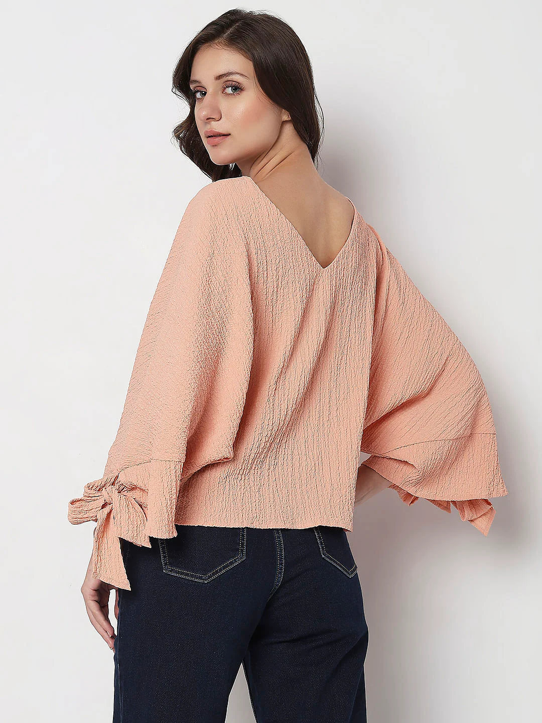 Peach Textured Top - Image 4