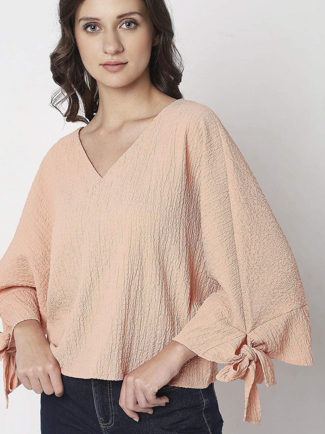 Peach Textured Top - Image 6