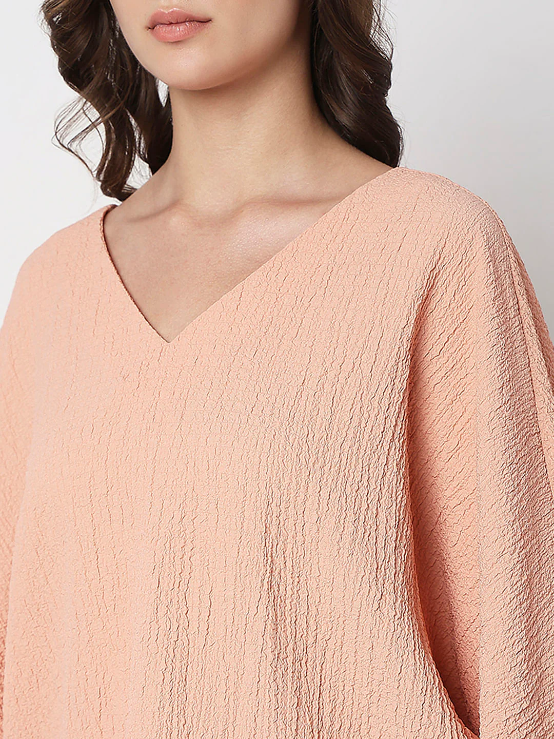 Peach Textured Top - Image 8