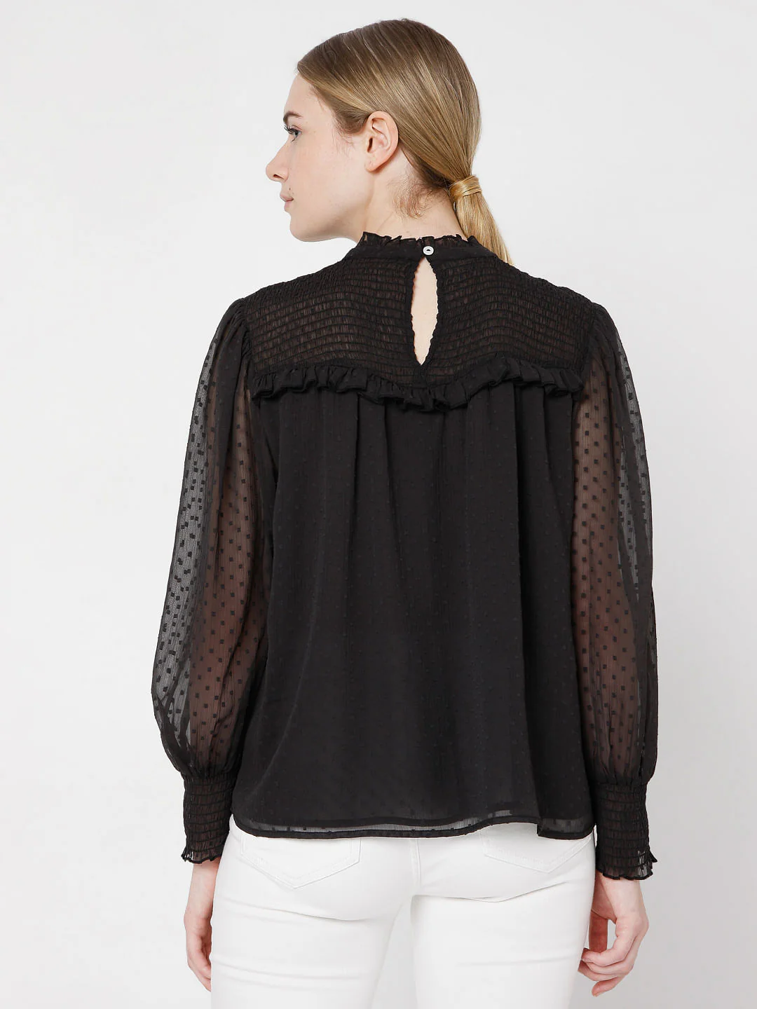 Black Dobby Top - Image 4