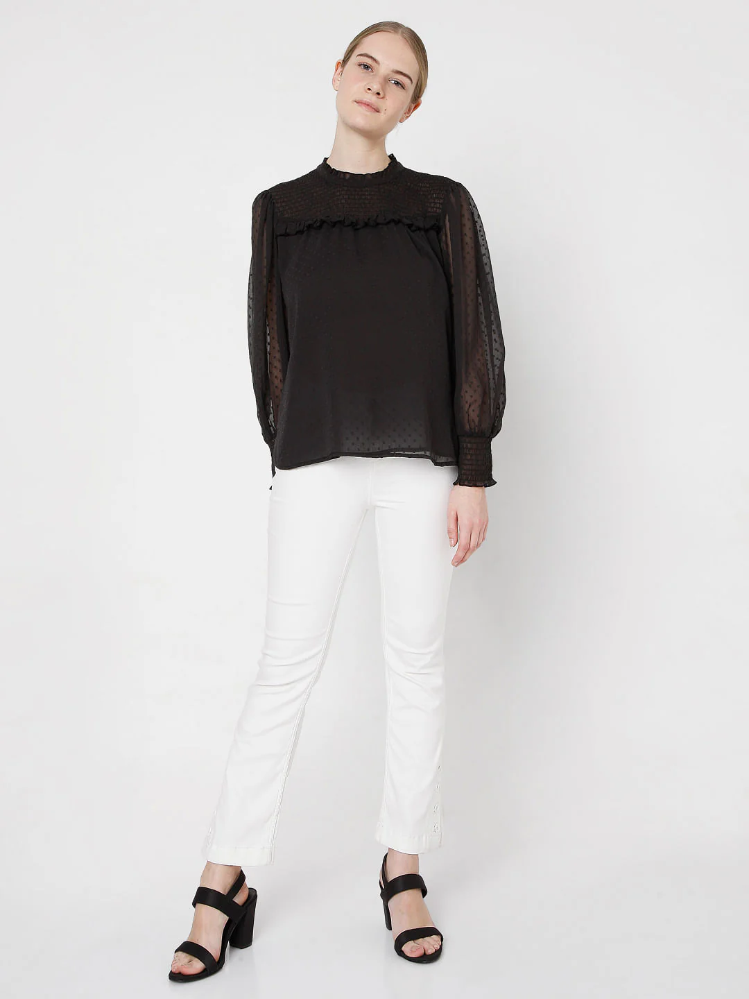 Black Dobby Top - Image 5