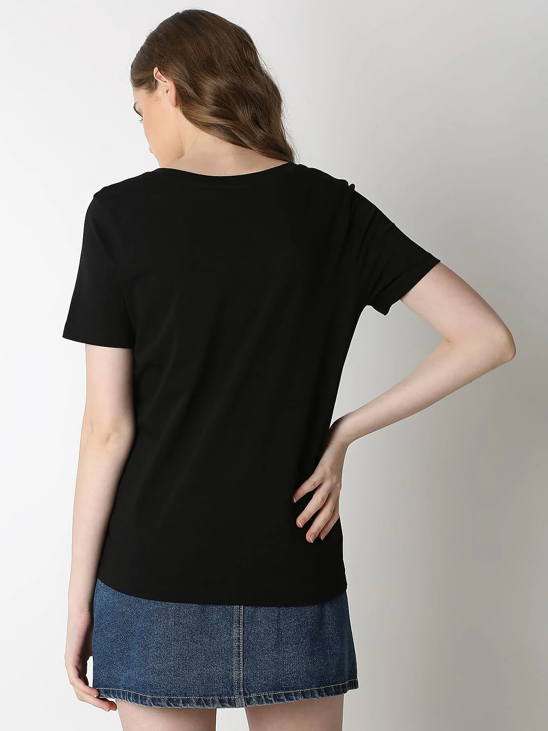 Black Graphic Print T-Shirt - Image 4