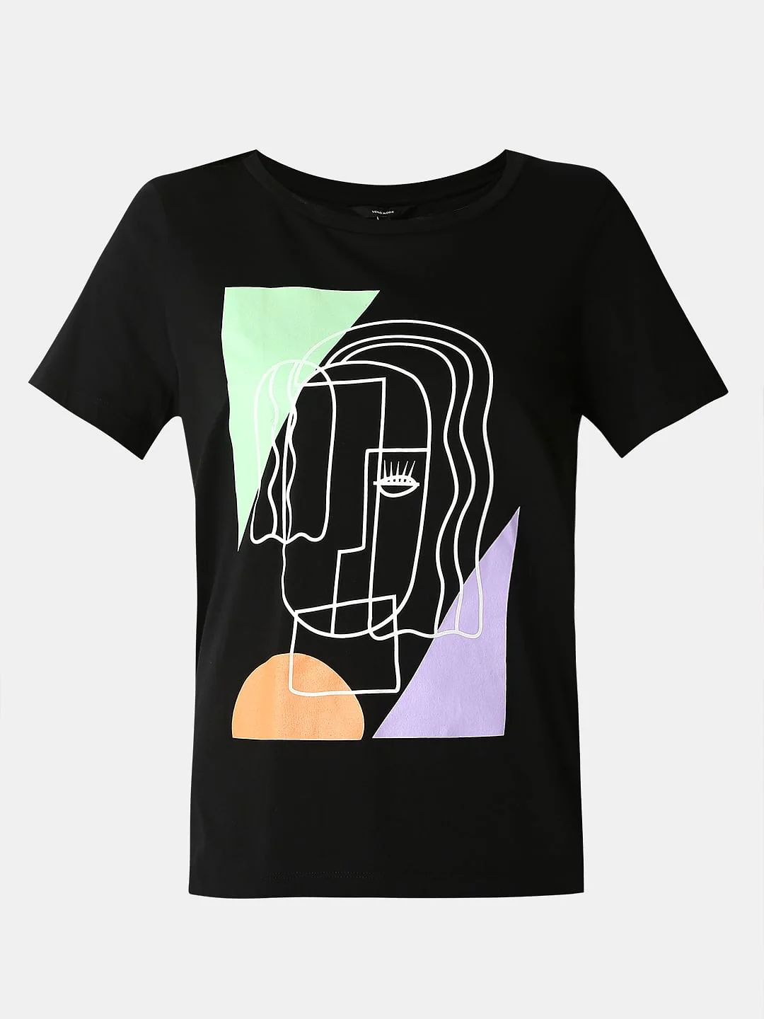 Black Graphic Print T-Shirt - Image 7