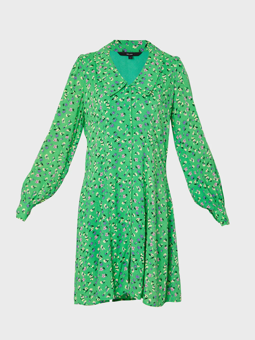 Green Floral Shift Dress - Image 7