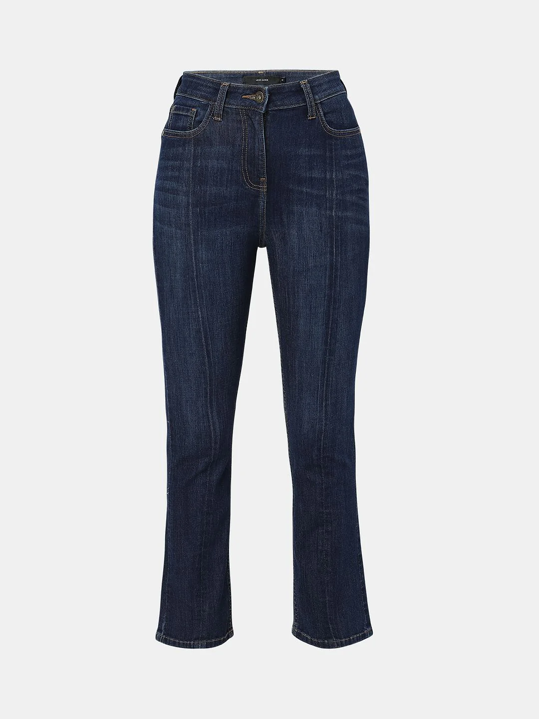 Dark Blue High Rise Bootcut Jeans - Image 7