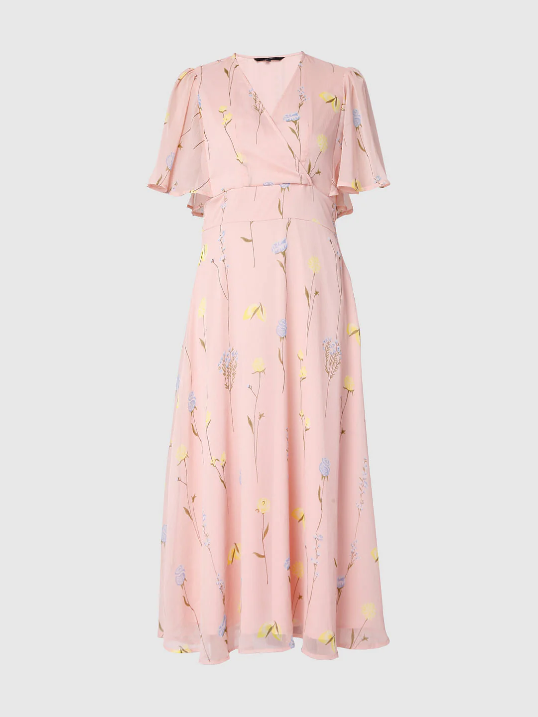 Pink Floral Maxi Dress - Image 6