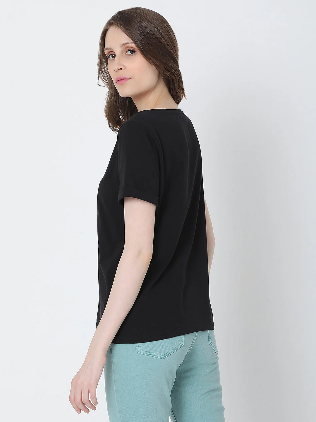 Black Graphic Print T-Shirt - Image 4