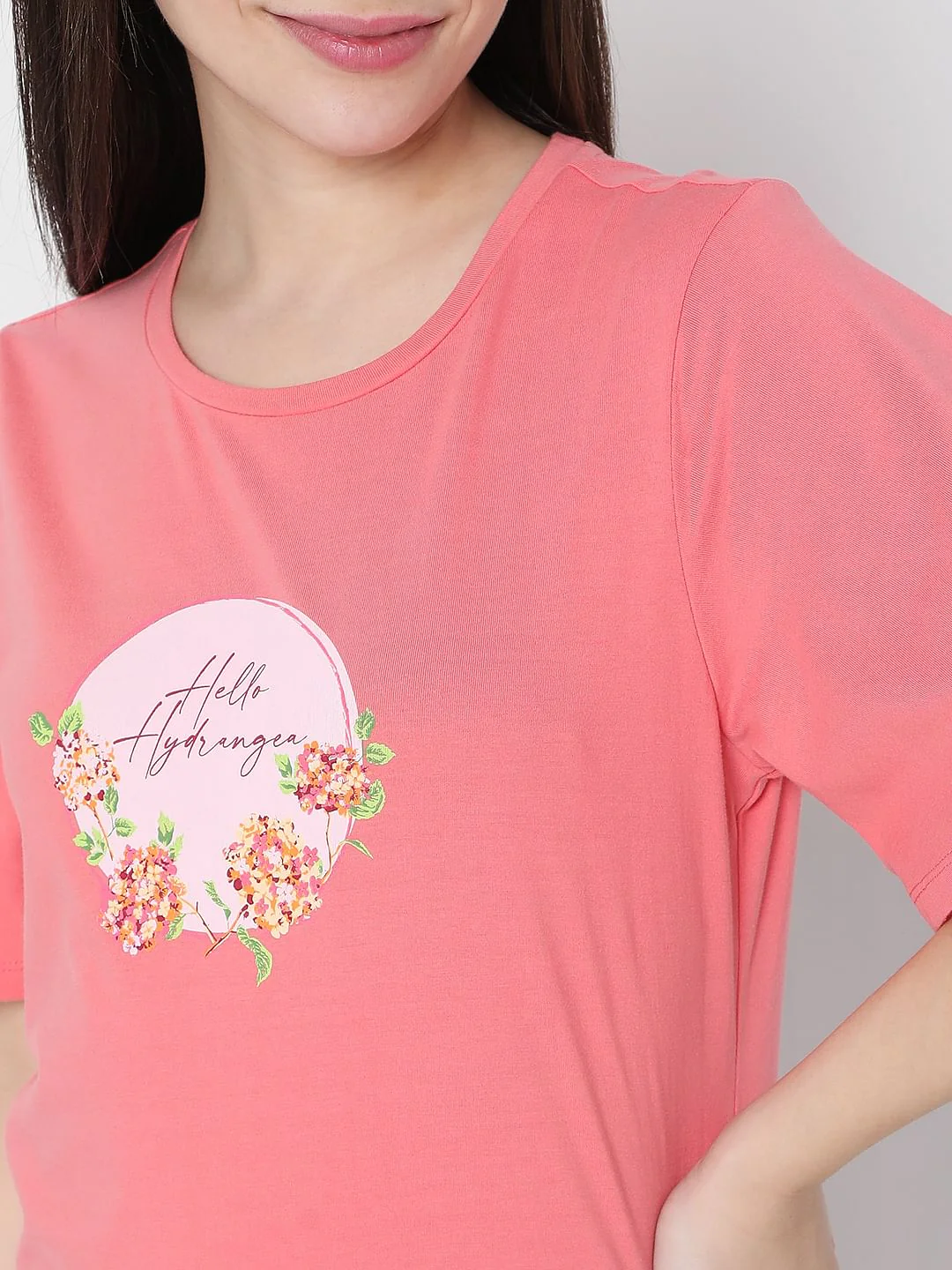 Pink Graphic Print T-Shirt - Image 6