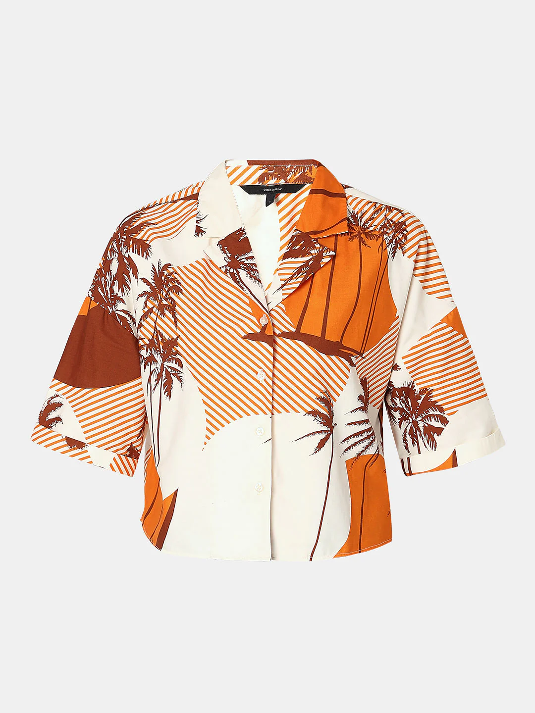 Orange Printed Shirt - Image 7