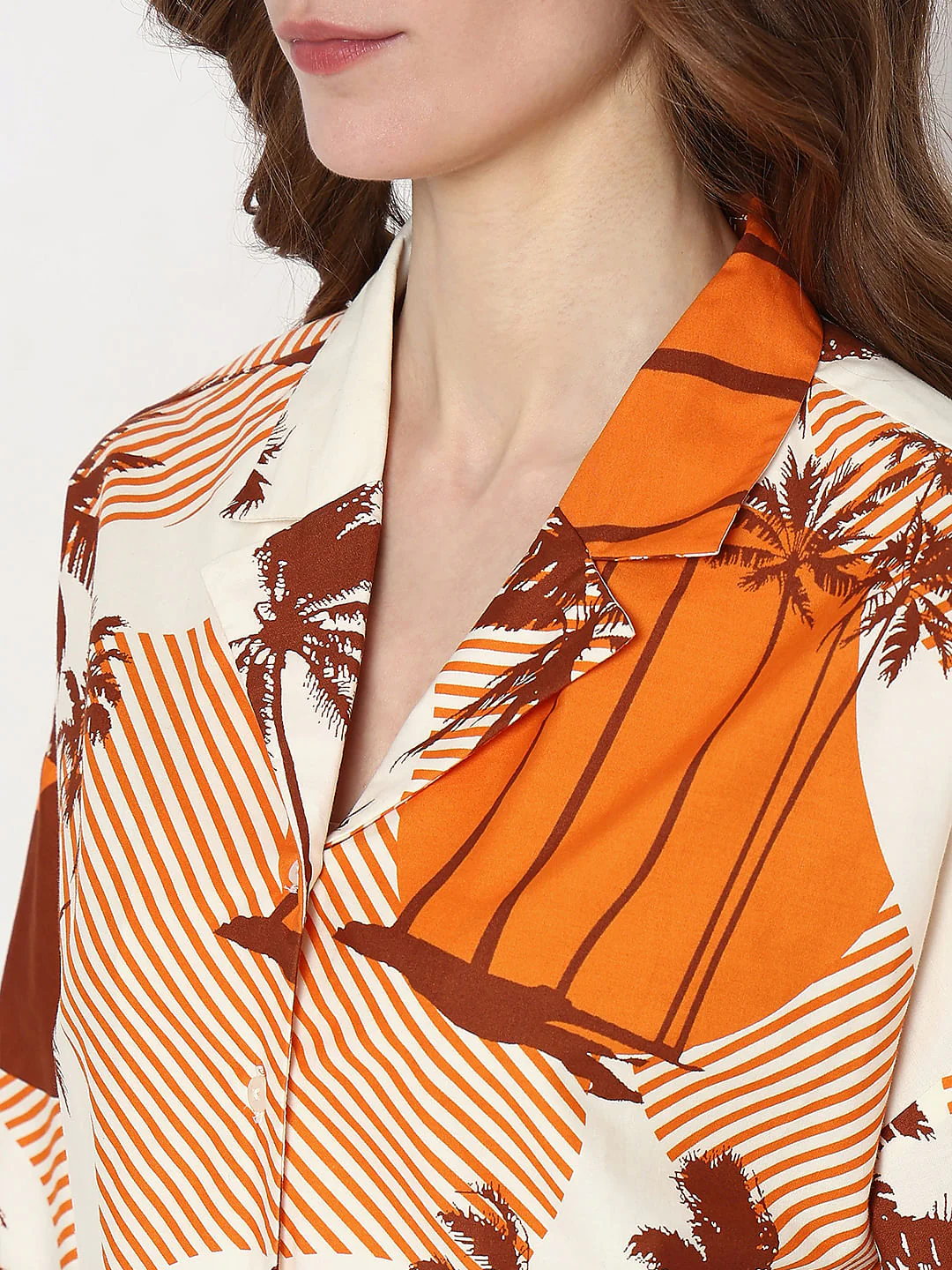 Orange Printed Shirt - Image 8
