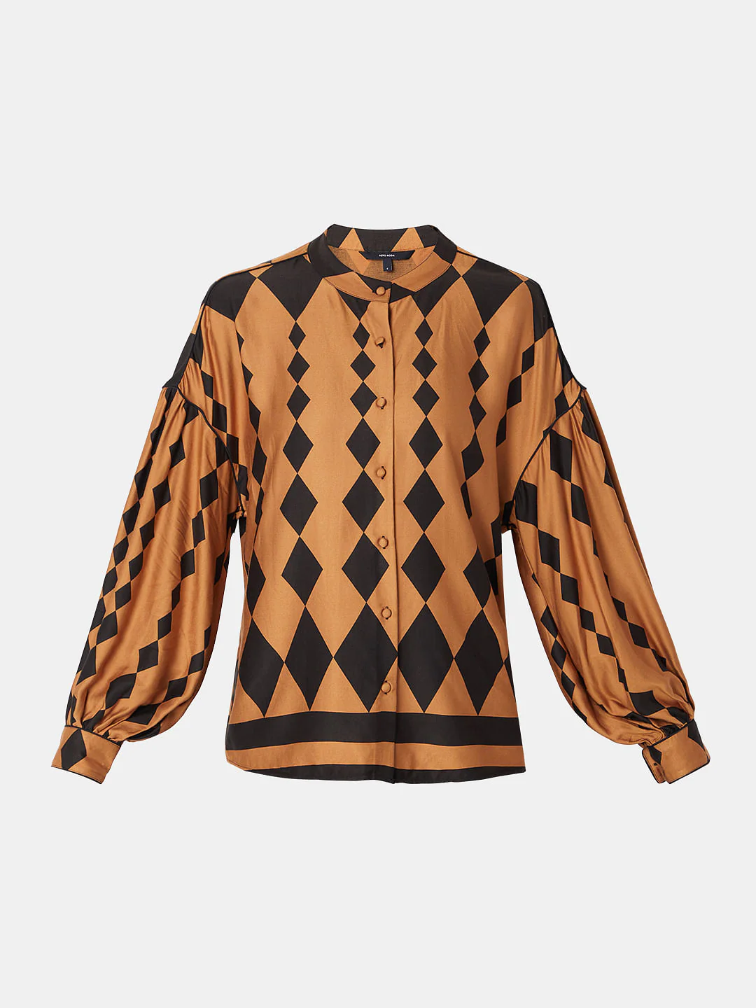 Yellow Abstract Print Shirt - Image 7