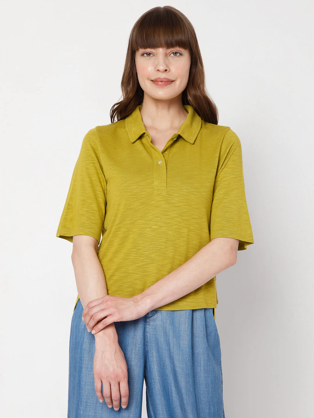 Yellow Collared Top - Image 2