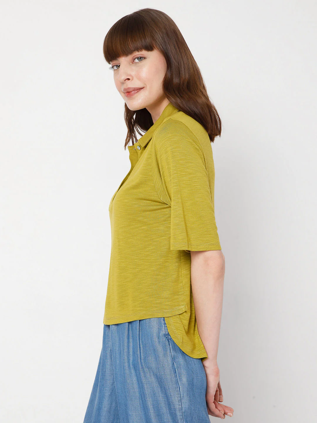 Yellow Collared Top - Image 3