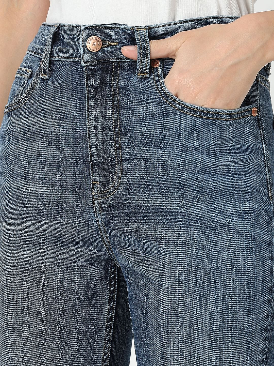 Blue High Rise Petra Bootcut Jeans - Image 8