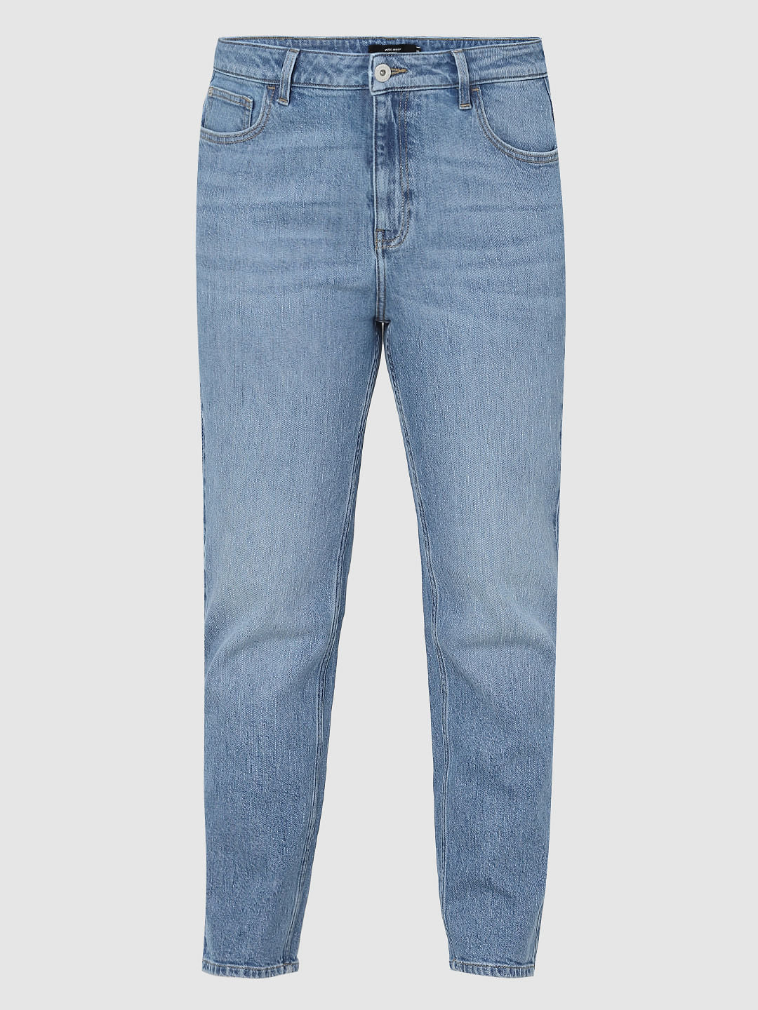 Curve Blue High Rise Jade Straight Fit Jeans - Image 7