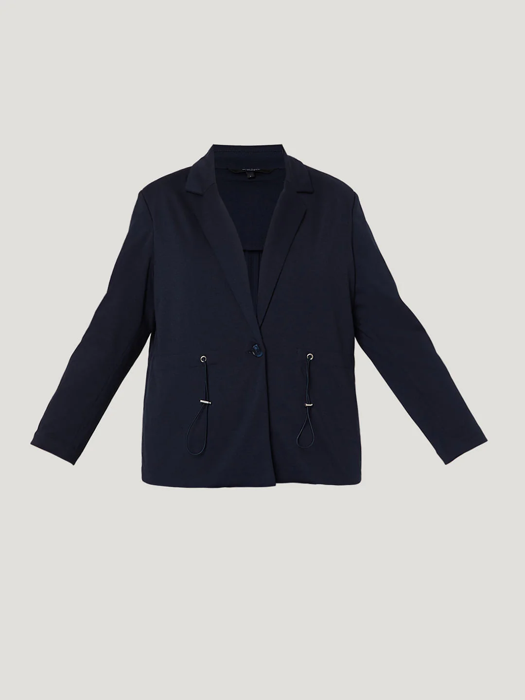 Curve Navy Blue Formal Blazer - Image 7