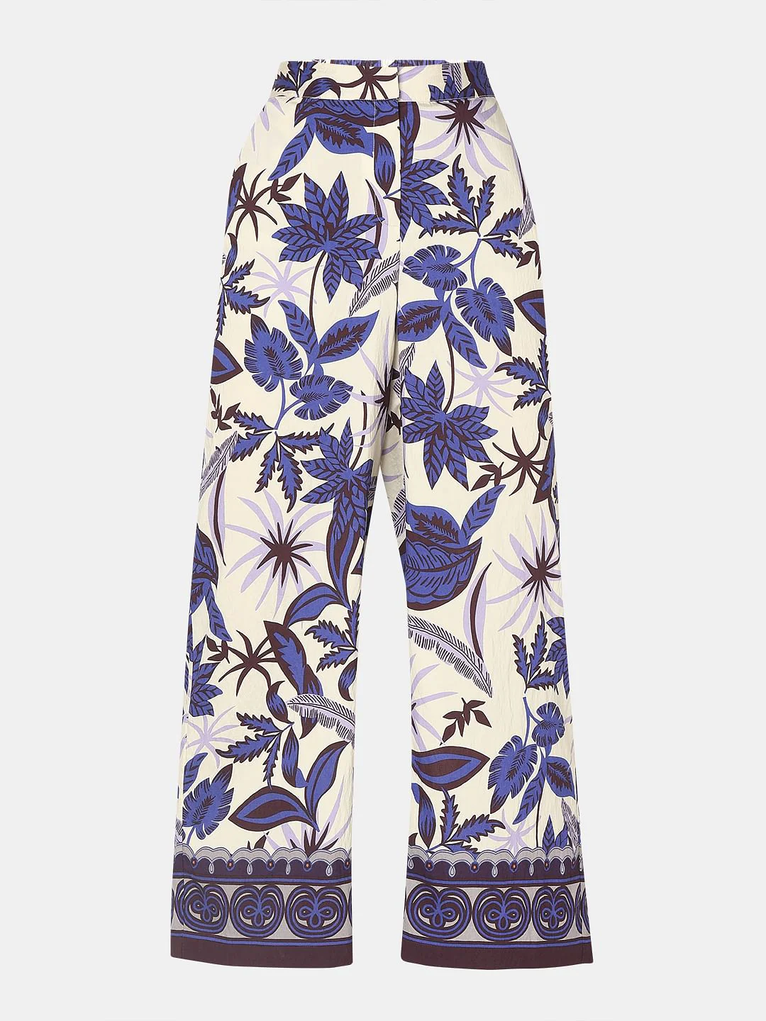 Purple Printed Co-Ord Set Pants - Image 7