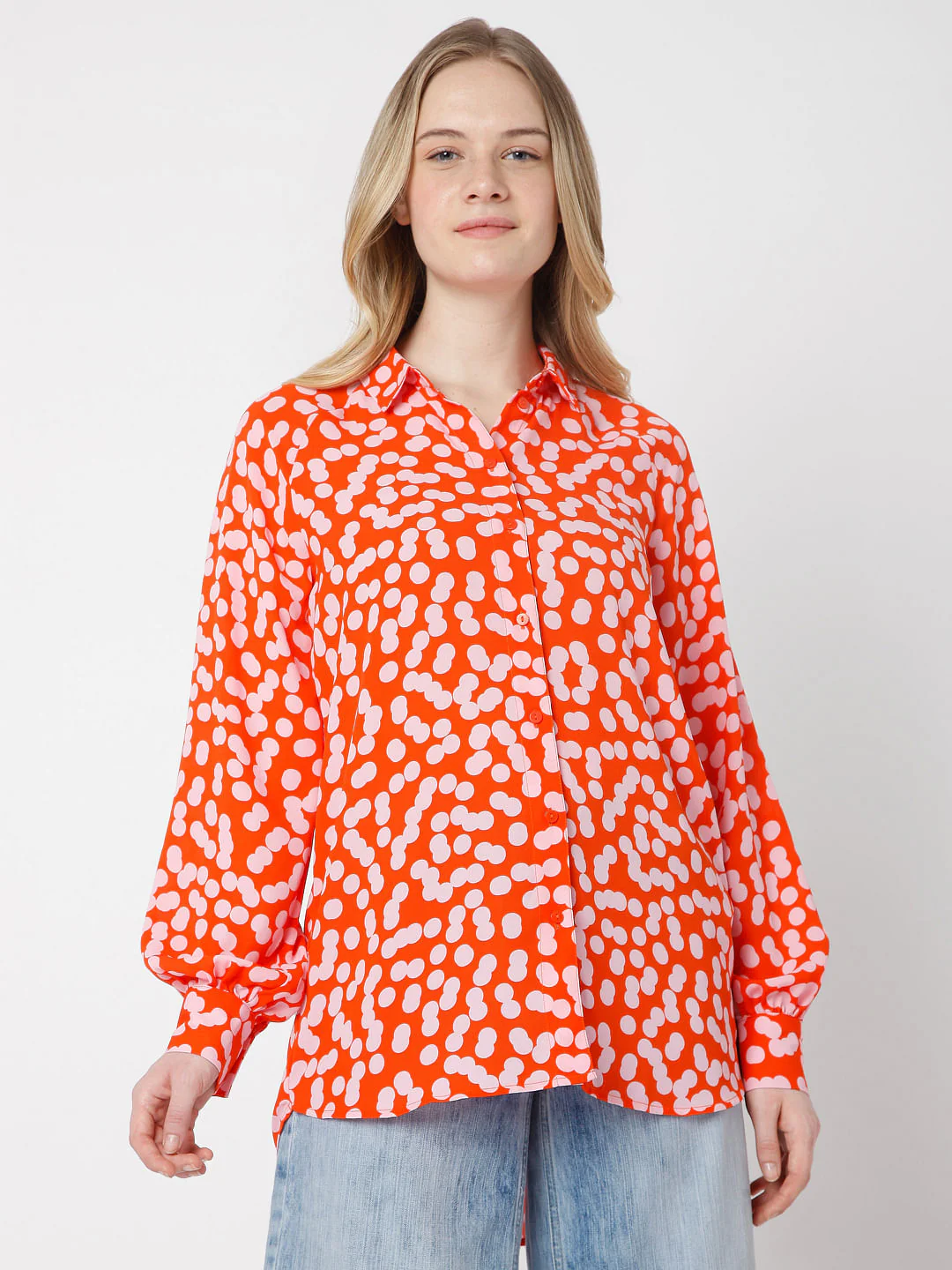 Red Dotted Shirt - Image 2