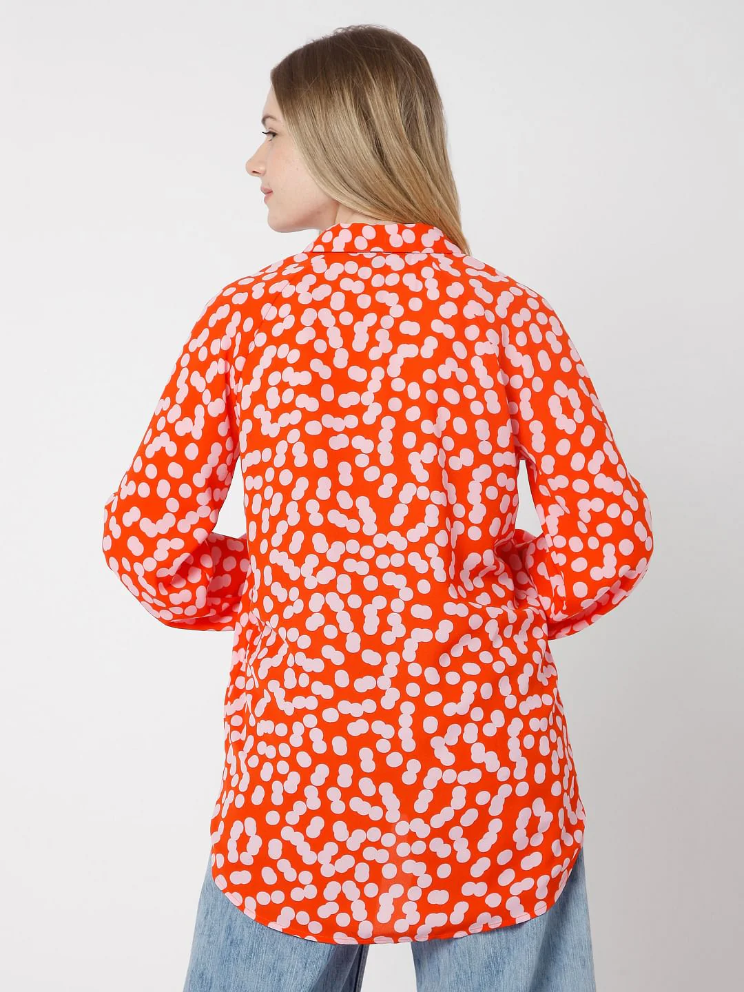 Red Dotted Shirt - Image 4