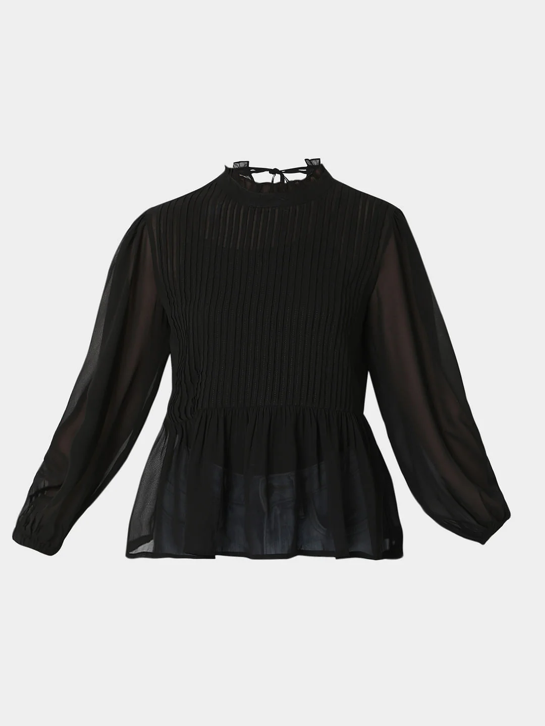 Black Pleated Top - Image 7