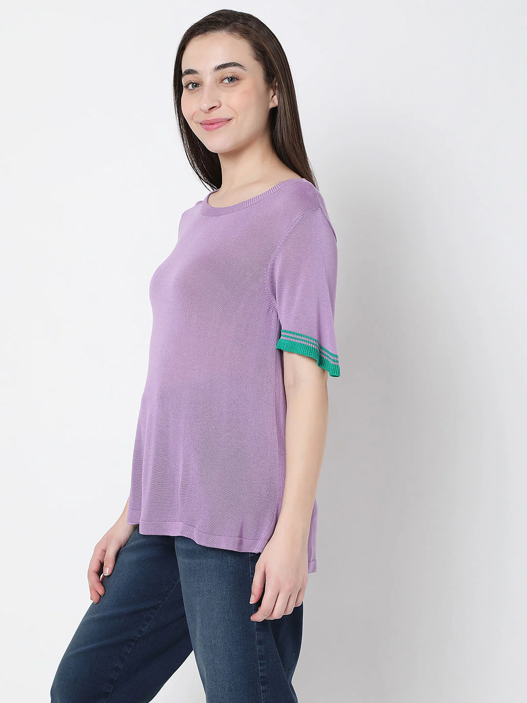Lilac Knit Top - Image 3