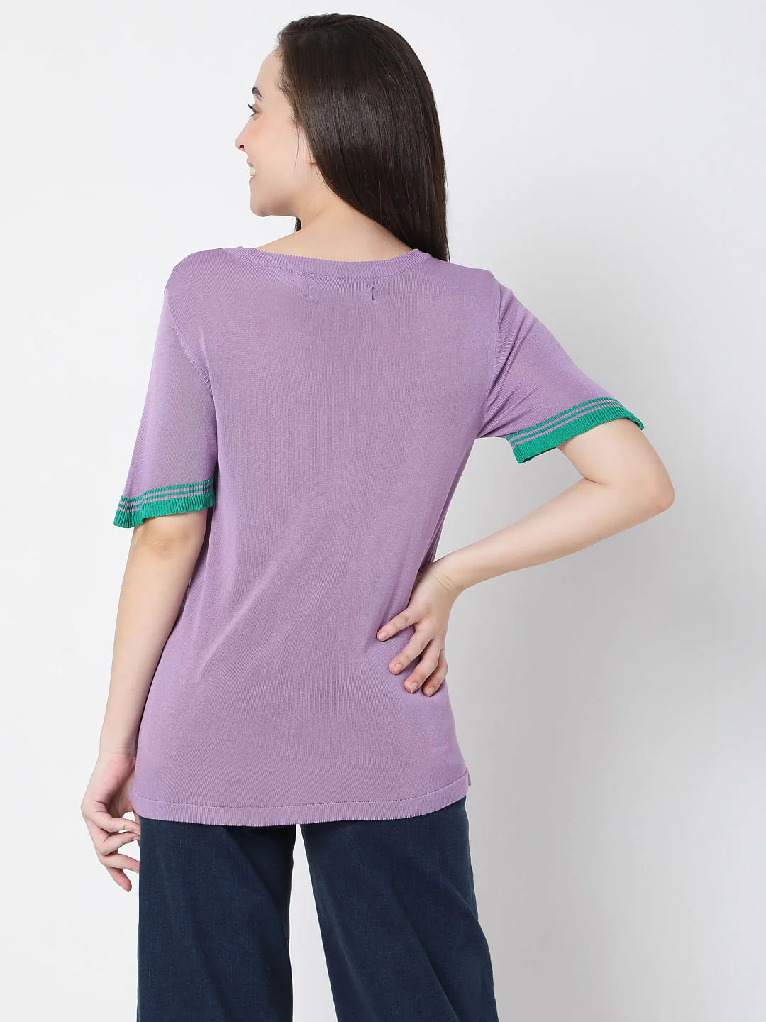 Lilac Knit Top - Image 4