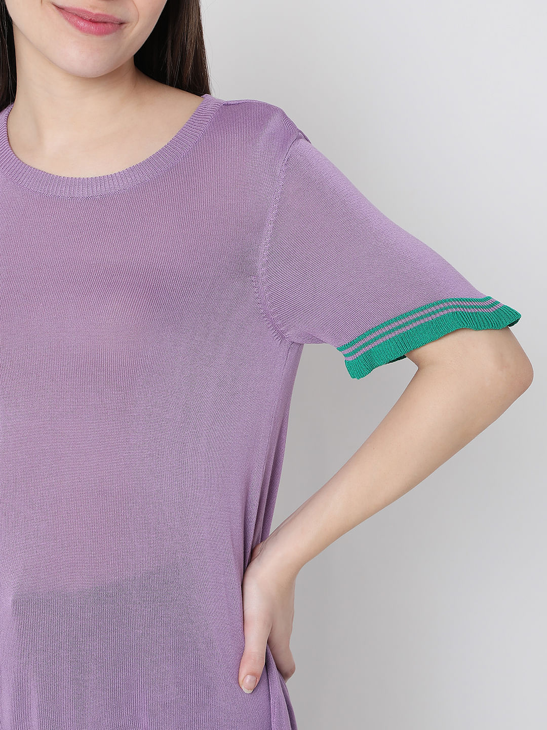 Lilac Knit Top - Image 6
