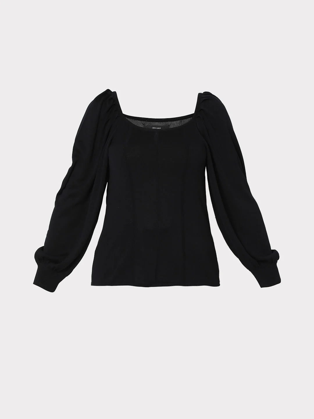 Black Boat Neck Top - Image 7