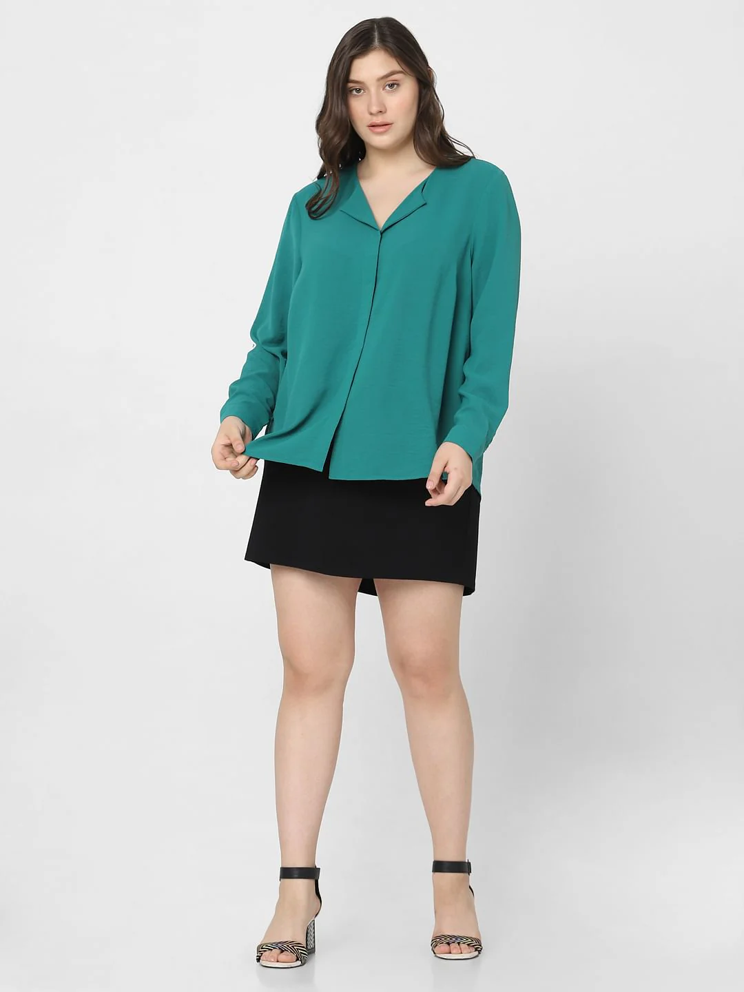 Curve Green Full Sleeves Top - Image 5
