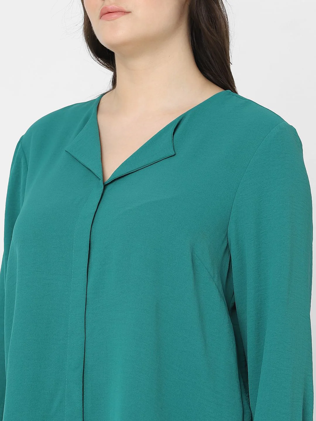 Curve Green Full Sleeves Top - Image 6
