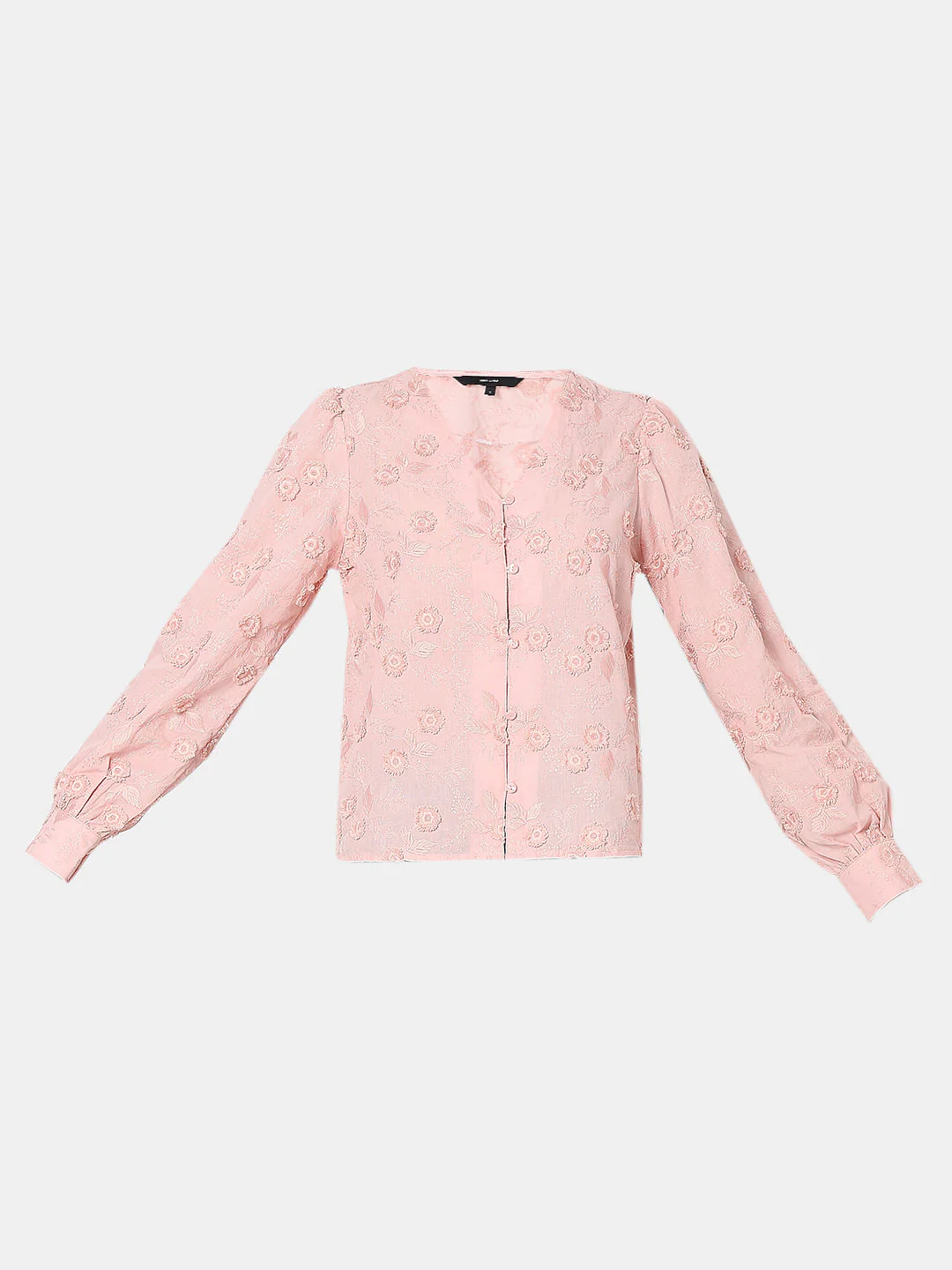 Pink Embroidered Cotton Top - Image 7