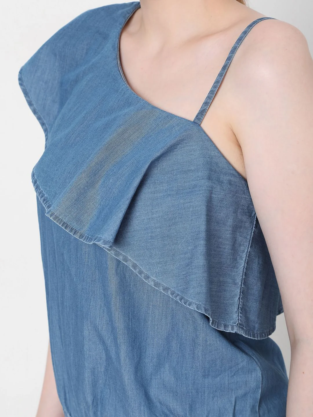 Blue One Shoulder Top - Image 6