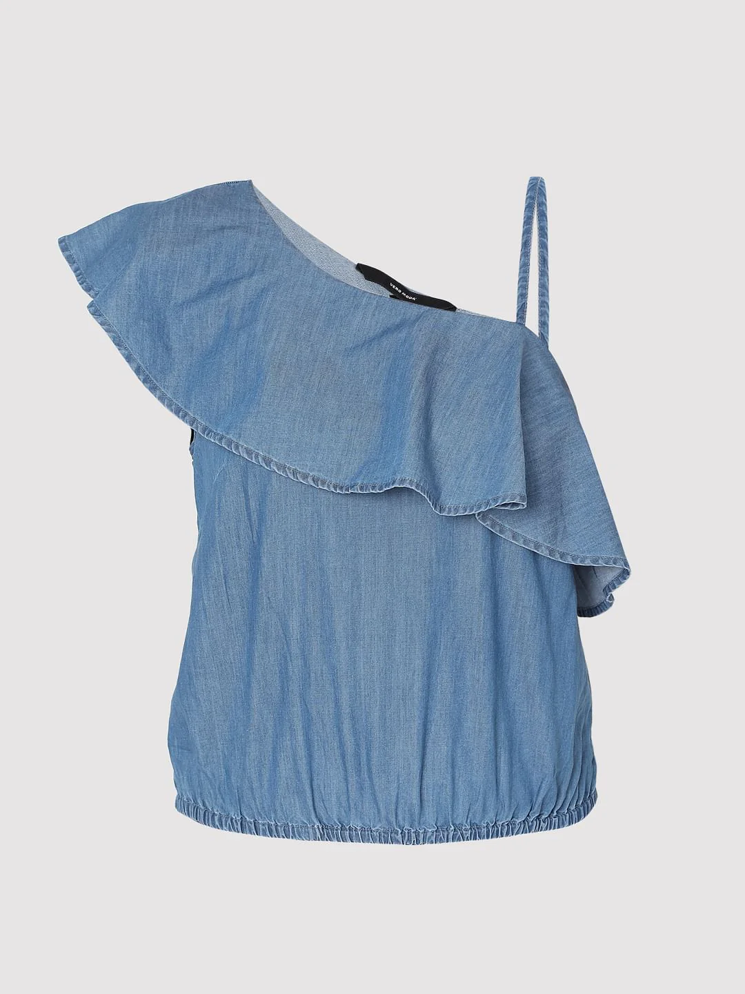 Blue One Shoulder Top - Image 7