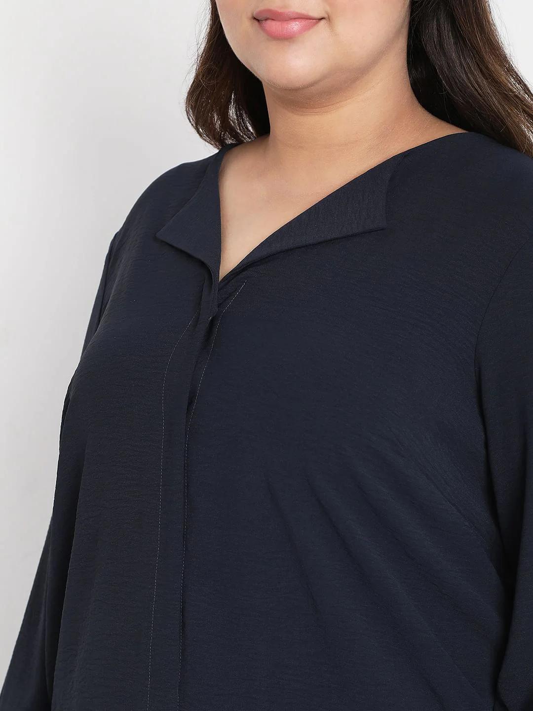 Curve Navy Blue Top - Image 6