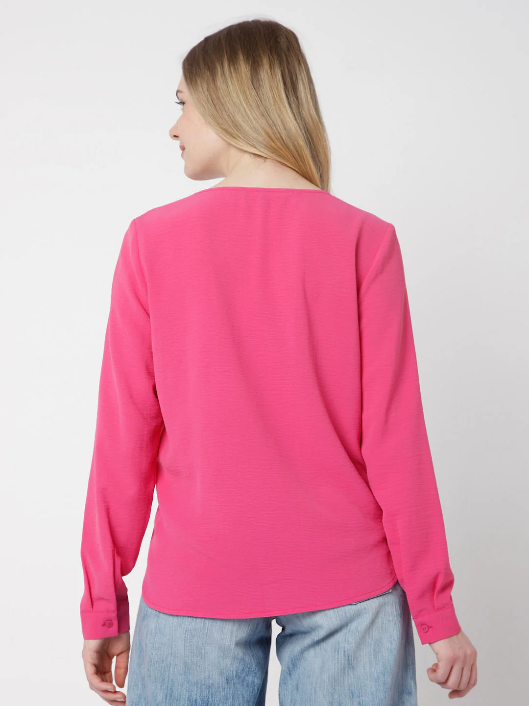 Pink Textured Shirt - Image 4
