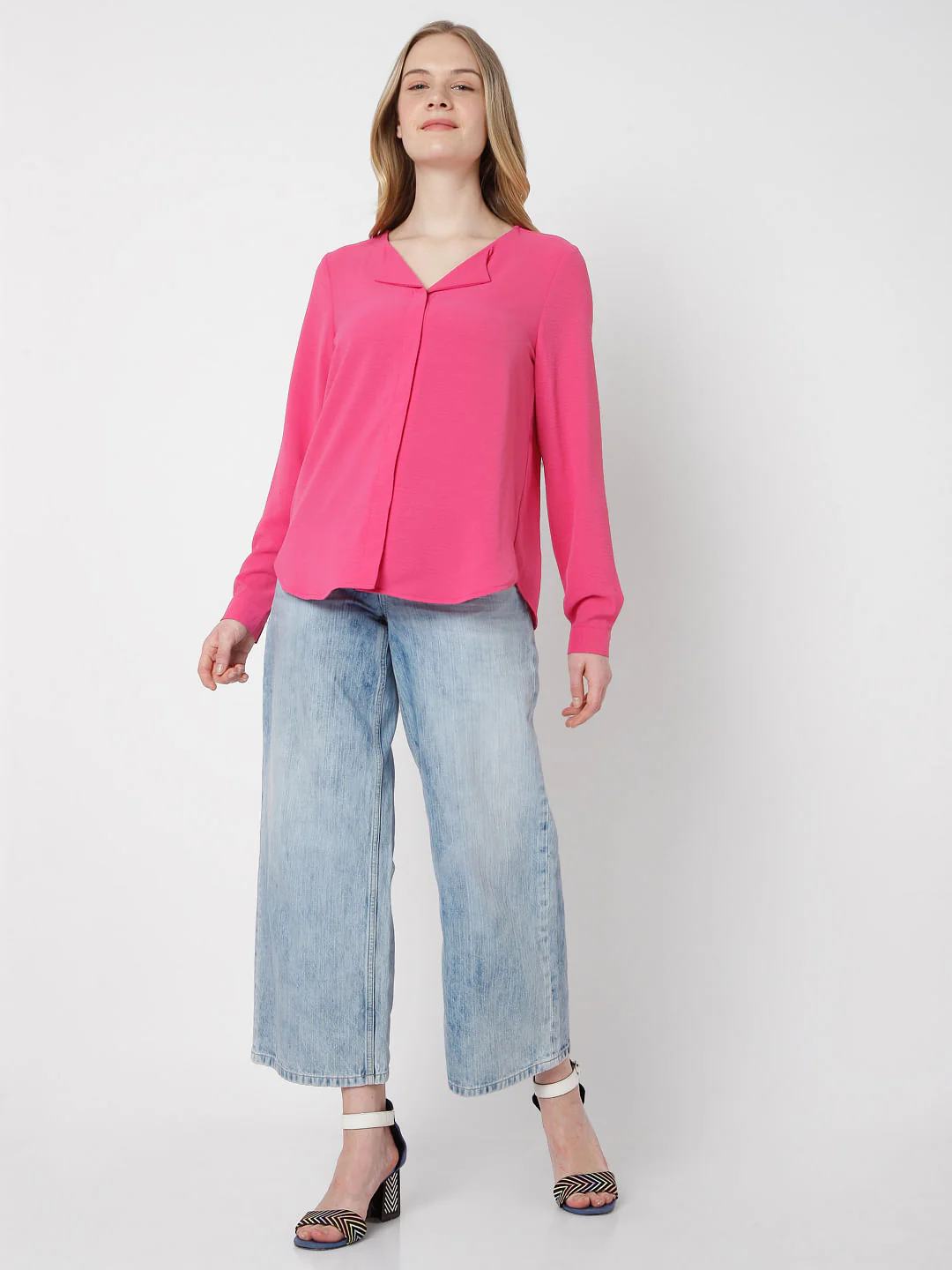 Pink Textured Shirt - Image 5