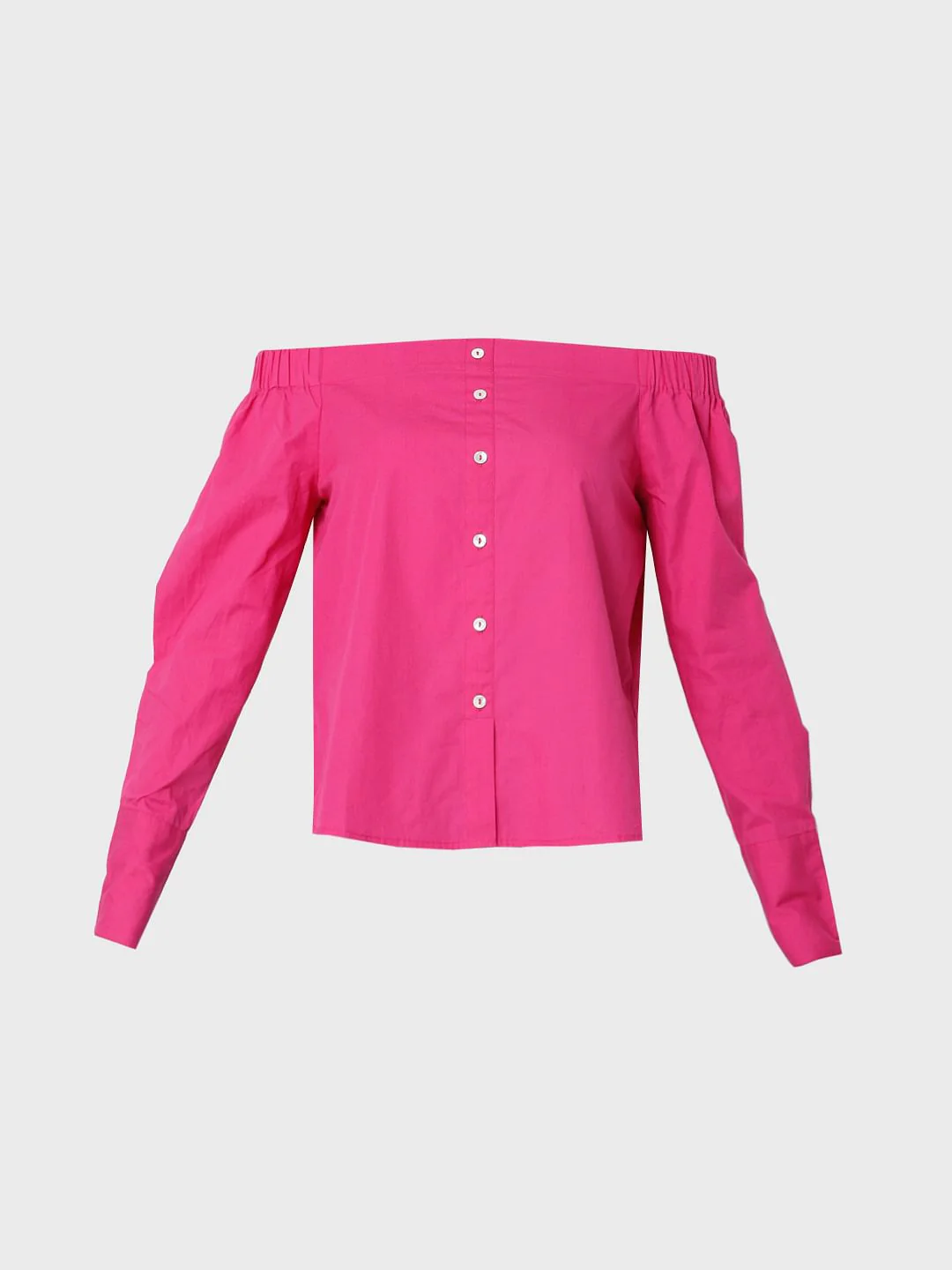 Pink Off Shoulder Top - Image 7