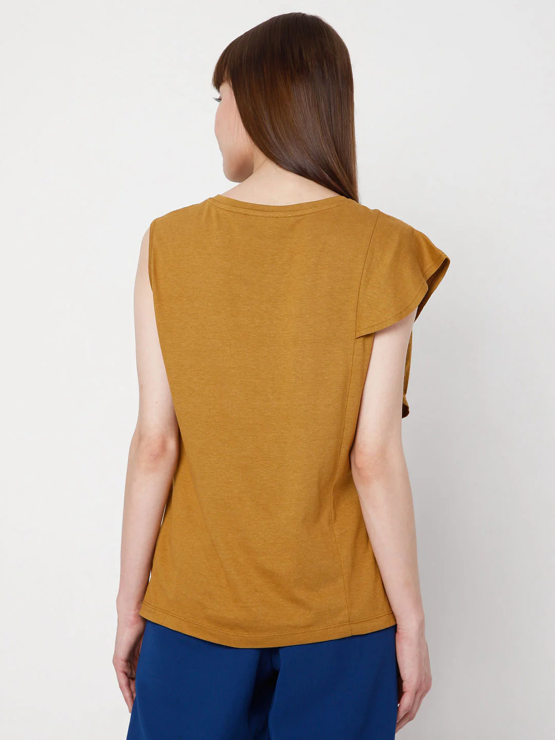 Brown Ruffle Top - Image 4