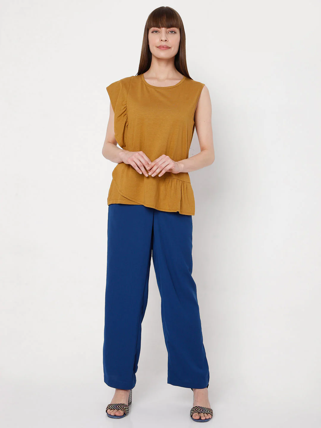 Brown Ruffle Top - Image 5