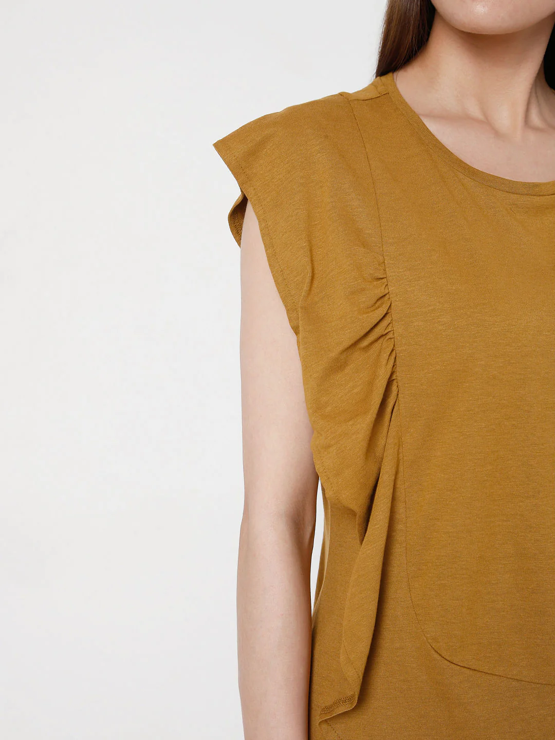 Brown Ruffle Top - Image 6
