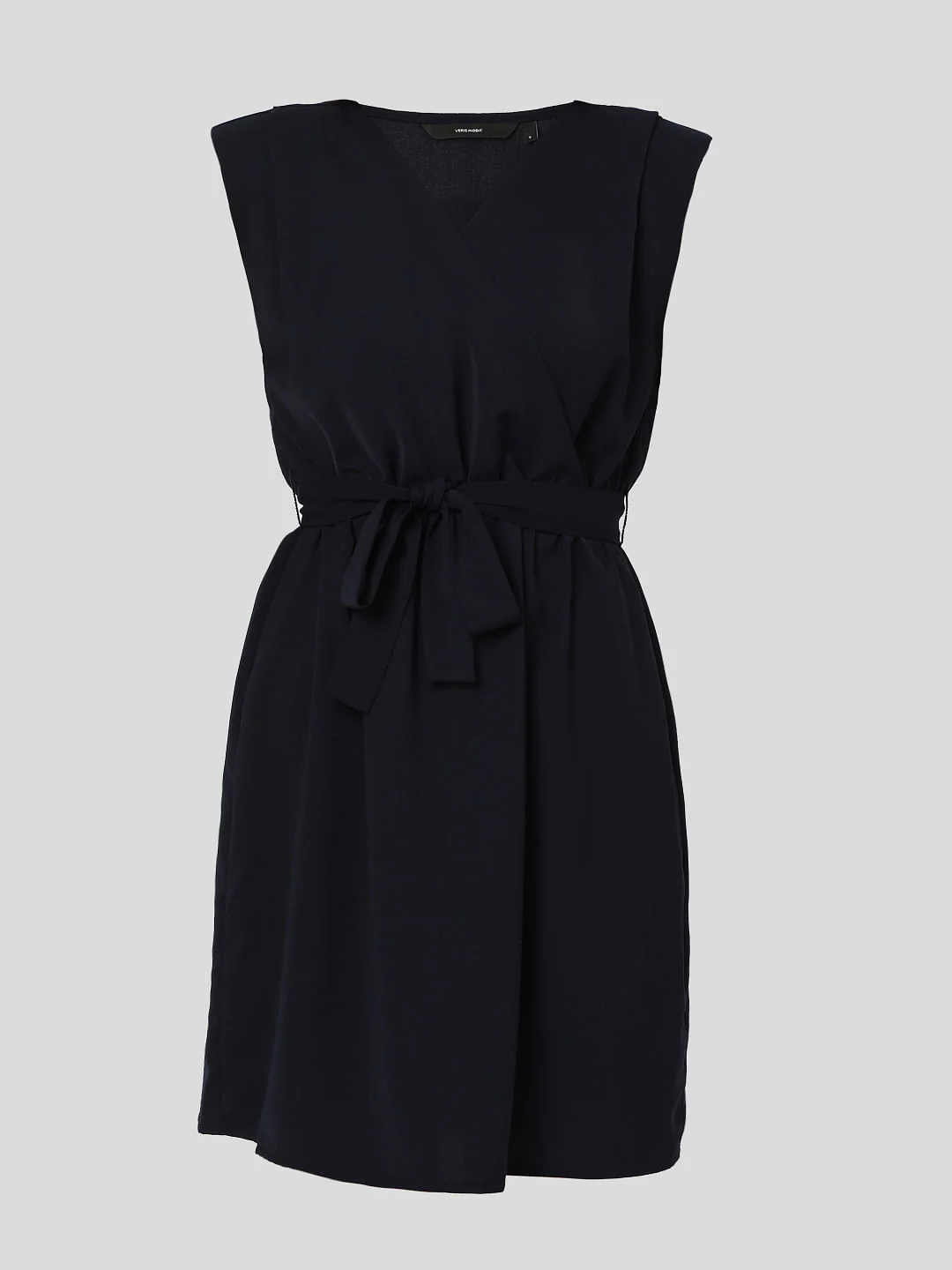 Navy Blue Wrap Dress - Image 6