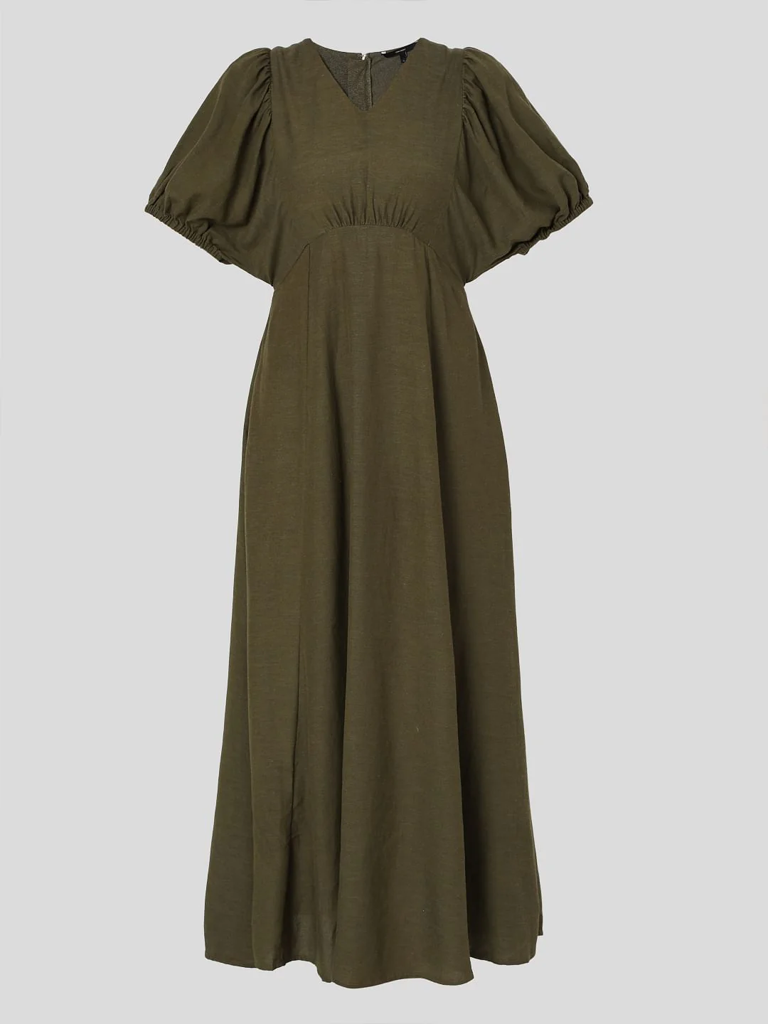 Green Empire Waist Maxi Dress - Image 6