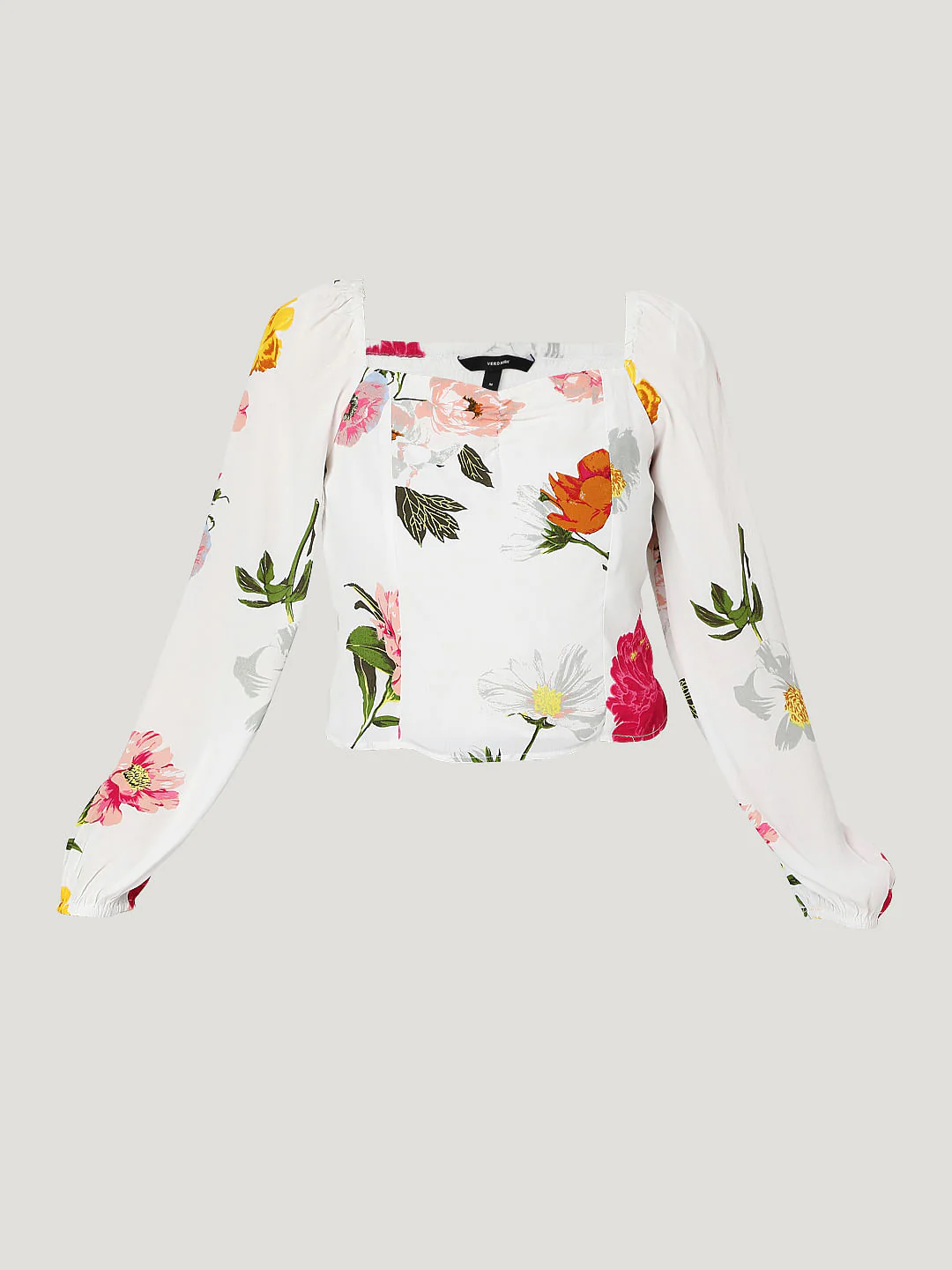 White Floral Top - Image 7