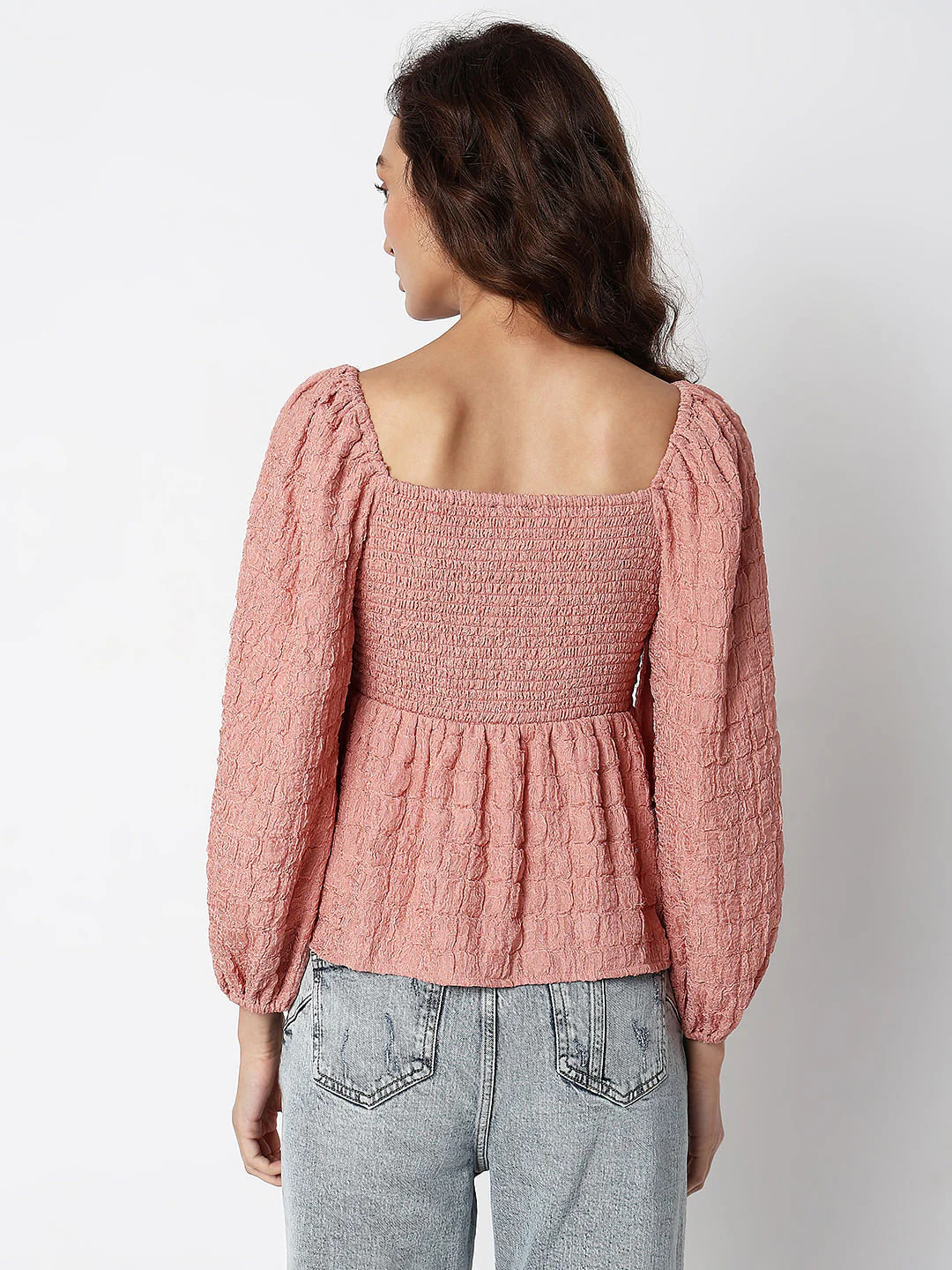 Pink Textured Top - Image 4