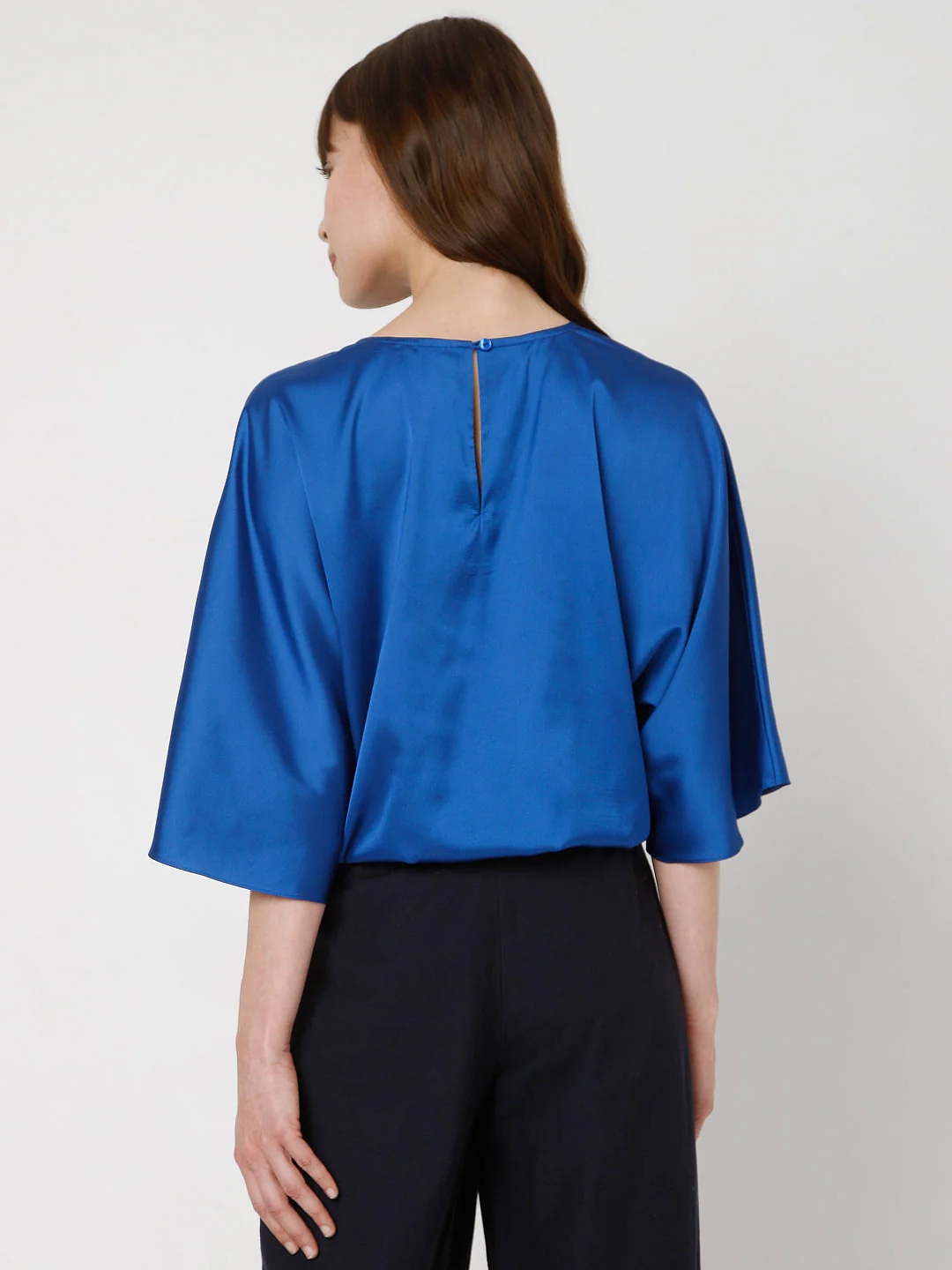 Blue Plain Coloured Top - Image 4