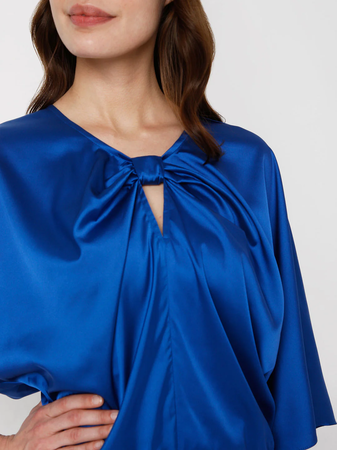Blue Plain Coloured Top - Image 6